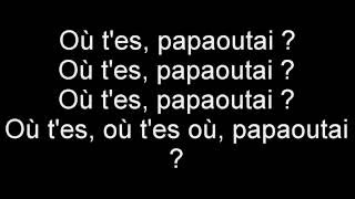 Stromae  Papaoutai Lyrics [upl. by Ahsitan]