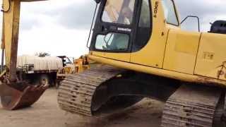 Komatsu PC200 Excavator review and walk around [upl. by Alleyn560]