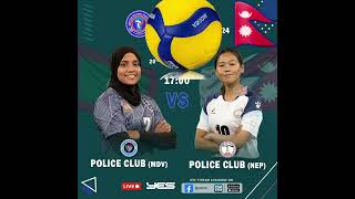 Cava Womans Volleyball Club Championship 2024 Male City Maldives Nepal NPCVs Police ClubMDV🇳🇵 [upl. by Eiramnerual]