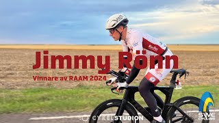 Jimmy Rönn  vinnare av RAAM 2024 Cykelstudion by SCF [upl. by Akenahc]