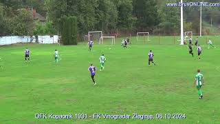 OFK Kopaonik 1931  FK Vinogradar Zleginje 06102024 [upl. by Yanel]