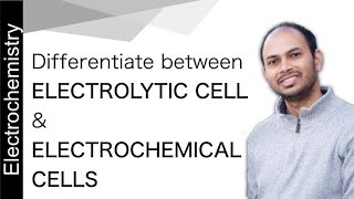 Differentiate between electrolytic cell and electrochemical cells  Engineering Chemistry [upl. by Smail]