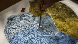 How professional Stained Glass is made  Kaip gaminamas vitrazas [upl. by Ogata]