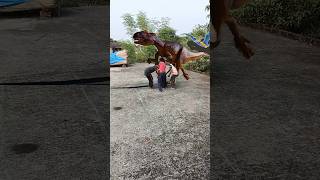 Titan trex Jurassic Park dangerous attack part 21 sshortsvirelvfx animetion [upl. by Asennav]