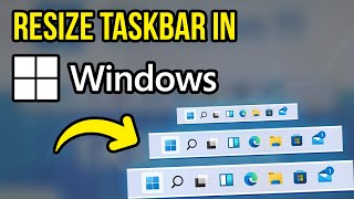 How to Resize Taskbar on Windows 1011  Taskbar is Too Big on Windows SOLVED 2024 [upl. by Popper986]