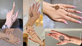 very simple and easy mehndi designs ☺ [upl. by Constantia]