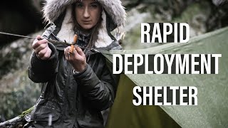 RAPID DEPLOYMENT SHELTER  How to prepare and set up a rapid deployment shelter [upl. by Ardolino]