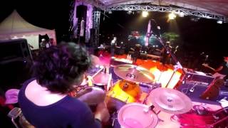 Pee Wee Gaskins live at Medan drum cam [upl. by Dotty560]