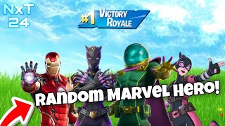 Random Marvel Superhero Fortnite Challenge Nextober Takeover Episode 2 [upl. by Angela]