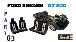 Scale model Revell FORD SHELBY GT500 PART 03 [upl. by Anavlys]