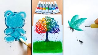 Easy DRAWING TRICKS and CREATIVE IDEAS that YOU WILL LIKE [upl. by Nerb]