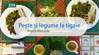 Rețetă Pește și legume la tigaie [upl. by Acisseg]