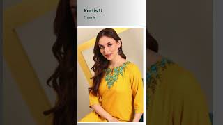 quotKurtis Under ₹499 From Myntra  MustHave Styles in 2024quot fashion indianclothing [upl. by Ranita195]