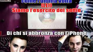 Arisa Ft Lorenzo Fragola  lesercito del selfie  SL con cori [upl. by Tsepmet]