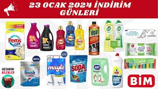 BİM Market İndirimleri  23 Ocak 2024  Aktüel Temizlik Ürünleri  Resmi Katalog  Sesli Anlatım [upl. by Amaso]