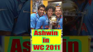 Ashwin in WC 2011 cricket india shorts ravichandranashwin worldcup2011 [upl. by Brinn]