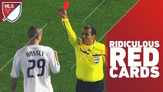 Most Ridiculous Red Cards in MLS [upl. by Battista]