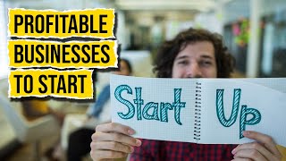 5 SUPER Profitable Businesses to Start [upl. by Riedel620]