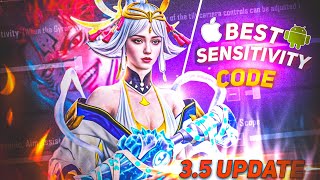 BGMI BEST 🔥 SENSITIVITY SETTINGS  BGMI SENSITIVITY CODE TODAY  BGMI ZERO RECOIL SENSITIVITY CODE [upl. by Hazaki]