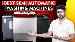 5 BEST Semi Automatic Washing Machines of 2024 ⚡ LG Samsung Godrej amp Whirlpool Washing Machine [upl. by Zacarias901]