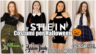 TRY ON HAUL SHEIN COSTUMI PER HALLOWEEN O CARNEVALE 🎃 [upl. by Linnet]