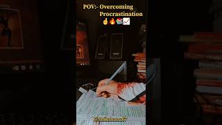 Overcoming procrastination 💯📚✅️✍️🤞motivation pw jee neet studytips explore viralshort [upl. by Einegue]