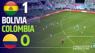 BOLIVIA 10 COLOMBIA  Resumen • Eliminatorias Sudamericanas 2024 SimulaciónRecreación [upl. by Yrallih]