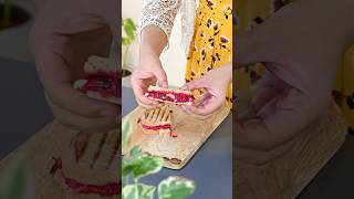 Do you like this sandwich asmrcooking recipe sandwich asmrfood beetroot sandwitches snack [upl. by Noryb]