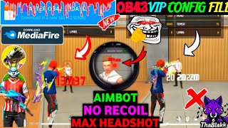 Free Fire Auto Headshot Config File🎯🌠 Macro Aimbot  No Recoil Regedit ‼️ Antiban VIP Script [upl. by Bodi]