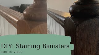 Staining Banisters [upl. by Mcneil517]