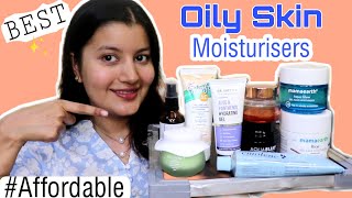 Best Moisturisers For OILY SKIN  Water Based amp Gel Based  Affordable Moisturizers [upl. by Docia]