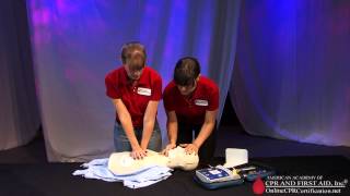 CPR Training Video  How to Use an AED Automated External Defibrillator [upl. by Evonne]