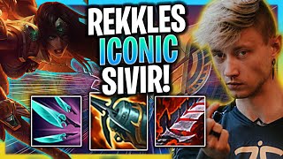 REKKLES PLAYS HIS ICONIC SIVIR  FNC Rekkles Plays Sivir ADC vs Ziggs Season 2023 [upl. by Clynes]