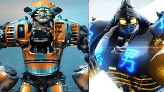 REAL STEEL WRB Axelrod VS Aquabot amp Danger Zone amp Tackle amp No Joke amp Blockbuster amp Bluebot [upl. by Leunam]