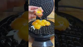 Egg Yolks Waffles asmr shorts viral [upl. by Yekim255]