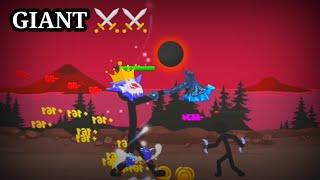 gameplay  stickman legacy giant war mod apk  stickman giant army batlle [upl. by Alrak]