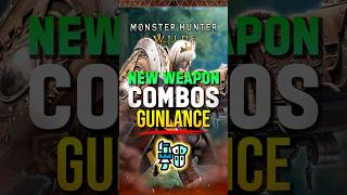 NEW Gunlance Combos in Monster Hunter Wilds MHW MonsterHunter Gaming [upl. by Glori]