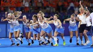 Netherlands winning gold vs China 11 shootout 31 womens hockey highlights Paris Olympic 2024 [upl. by Trici]