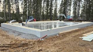 Pouring the edge footing for my garage [upl. by Toscano686]