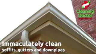 Cleaning Doctor External  Soffit Gutter amp Downpipe Cleaning [upl. by Sualokcin]