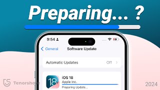 How to Fix iOS 18 Stuck on Preparing Update on iPhoneiPad  iOS 18 Update [upl. by Noskcaj]