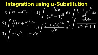 Integration Using uSubstitution [upl. by Arias]