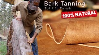 Hide Tanning 101  How to make Leather from Animal Skins NATURALY [upl. by Enyehc]