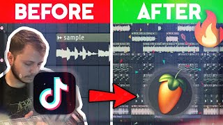 Flipping a Viral TikTok Sample into a POP HIT FL Studio 21 2 [upl. by Denie]