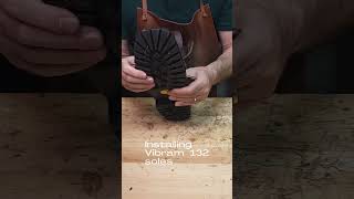 Reviving Red Wing Safety Boots with Vibram 132 Soles  Quality Resoling [upl. by Mas]