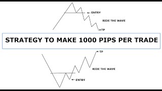 HOW TO MAKE 1000 PIPS PER TRADE EASILY WITH PRICE ACTION TRADING with examples [upl. by Malchus]