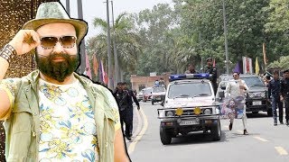 Baba Ram Rahim GRAND ENTRY amp Security At MSG Movie Promotions [upl. by Aesoh159]