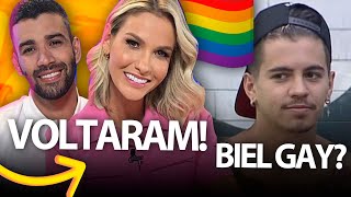 Andressa Suita e Gusttavo Lima voltam  Luciano Szafir toma surra de mulher  Biel é gay [upl. by Ilario]