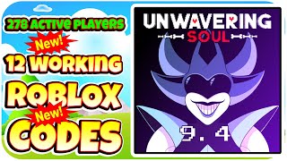 Unwavering Soul By YaoYN Roblox GAME ALL SECRET CODES ALL WORKING CODES [upl. by Badger]