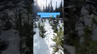 Winter has arrived ❄️ winter colorado mountains snow hike adventure vanlife wayfarervans [upl. by Eeslehc478]